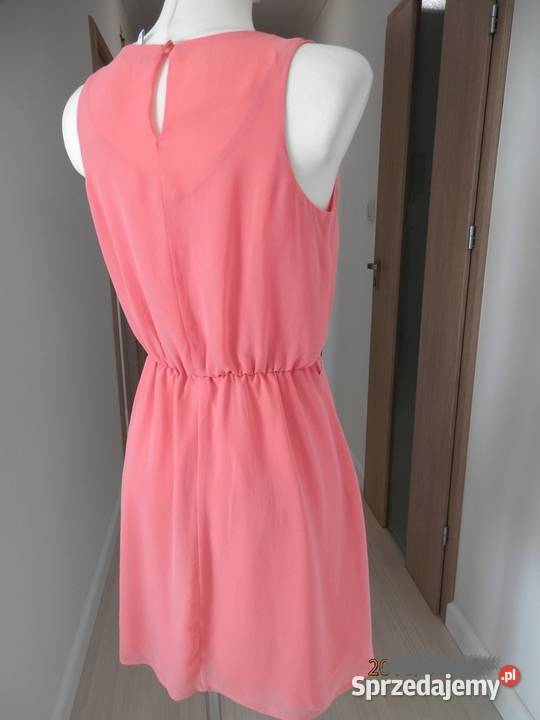 Sukienka Wizytowa Rozkloszowana Szyfonowa Nowa z New Look podlaskie Łomża