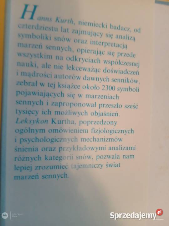 Sprzedam leksykon symboli i marzeń sennych życie codzienne, obyczaje Bukowno
