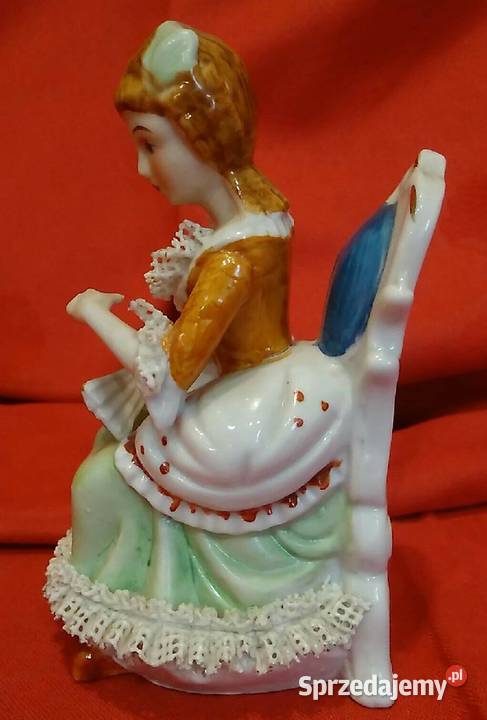 Figurka porcelana dama wielkopolskie Słupca