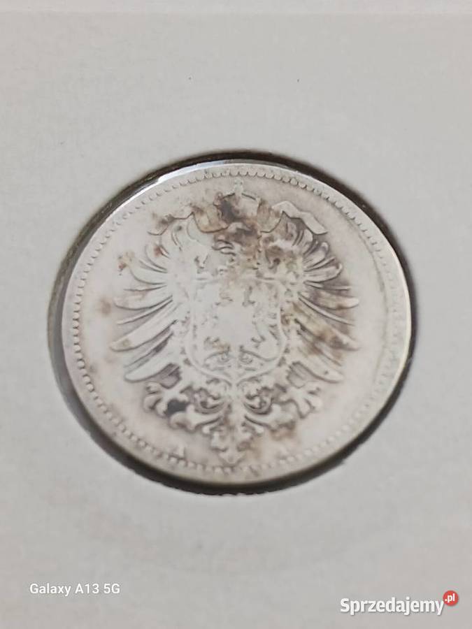 1 Marka Prusy 1875 r 6 mennica A Konin