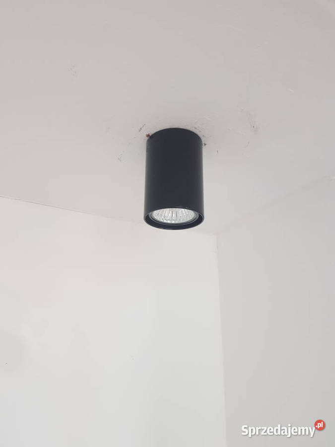 Lampa sufitowa TUBA CYLINDER czarny połysk 1x50W Warszawa sprzedam