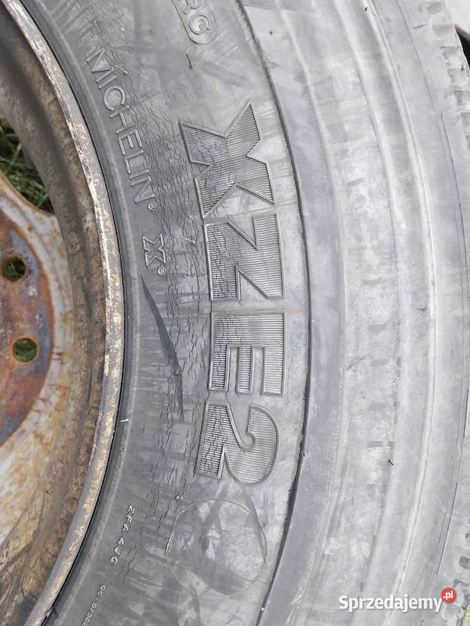 Michelin XZE 11R225 4 koła opony felgi Borek Wielkopolski