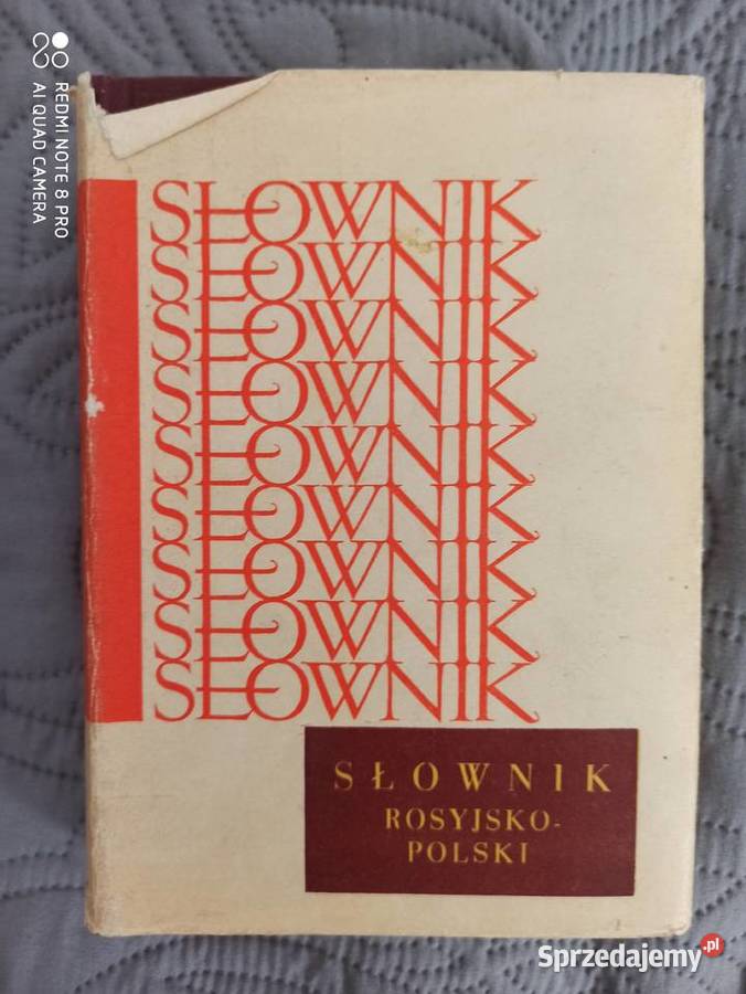SŁOWNIK ROSYJSKOPOLSKI JHDworecki twarda z obwolutą Książki do nauki języka obcego Warszawa