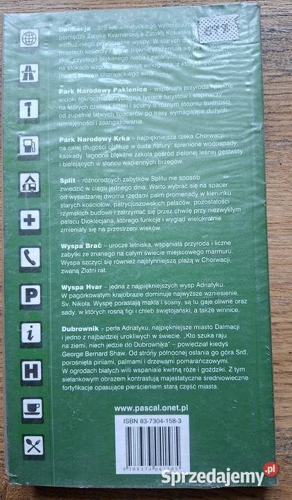 Chorwacja przewodnik zmotoryzowanych Pascal Mapy i przewodniki Kraków sprzedam