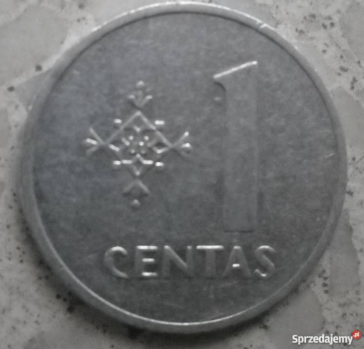LITWA1 CENTAS1991 r Numizmatyka Legionowo sprzedam