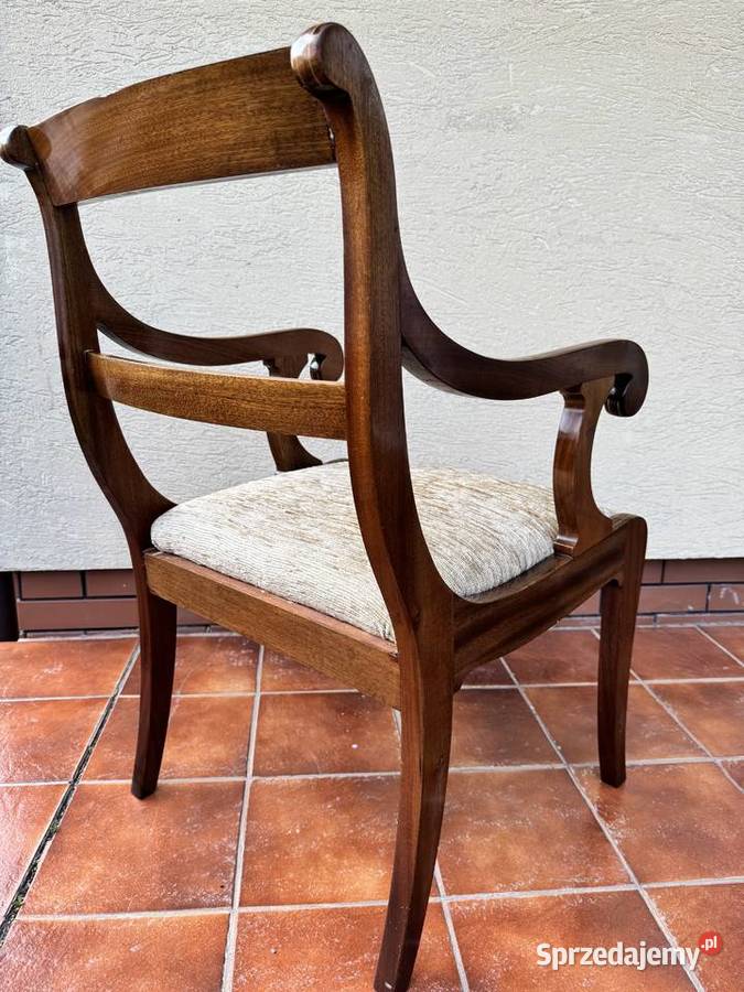 Krzesło Biedermeier stylowe prl fotel z Sulbiny sprzedam