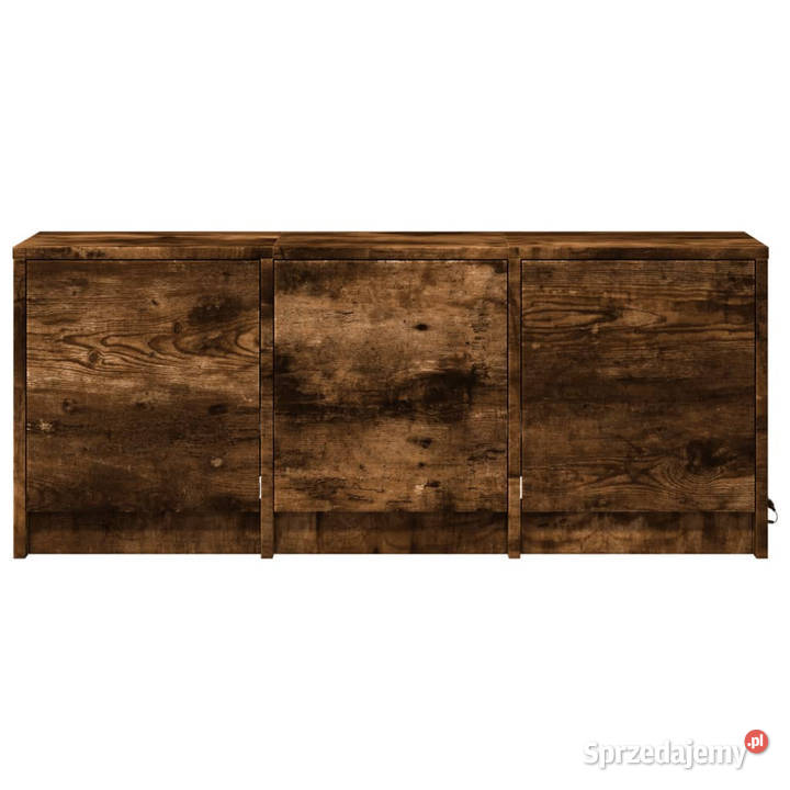 Szafka pod TV z LED przydymiony dąb 97x34x40 Warszawa