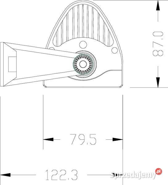 Lampa robocza łukowa LED 180W 15300lm Kamionna