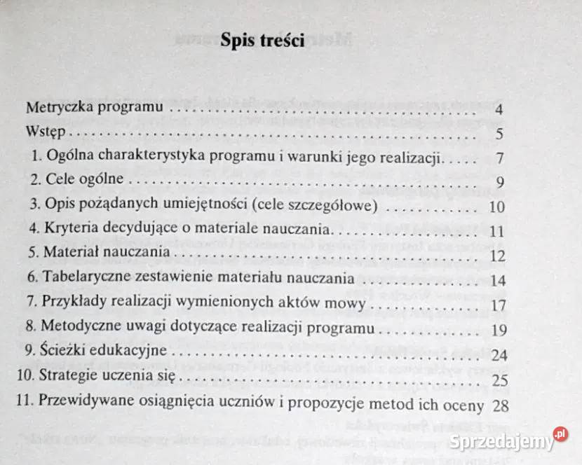 Program nauczania języka niemieckiego w klasach Chełm