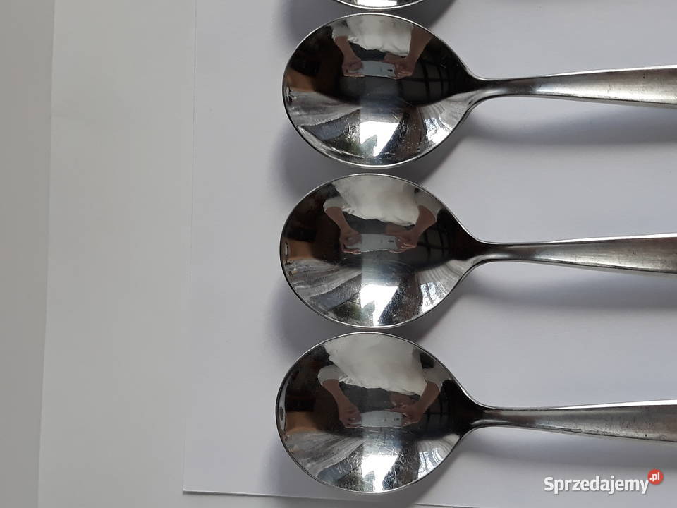 Łyżki do bulionu WKLĘSŁY Gerlach sztućce PRL Dąbrowa Górnicza