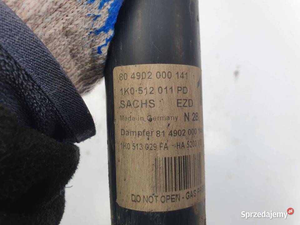 AMORTYZATOR LEWY TYŁ VOLKSWAGEN GOLF V Lipno sprzedam