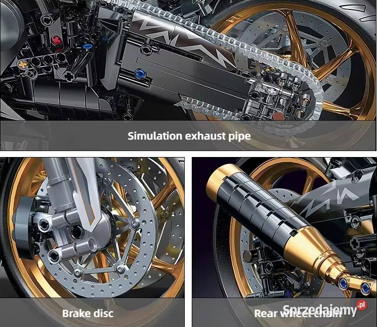 Klocki Motocyli 15 Idealny prezent dziecka 1499