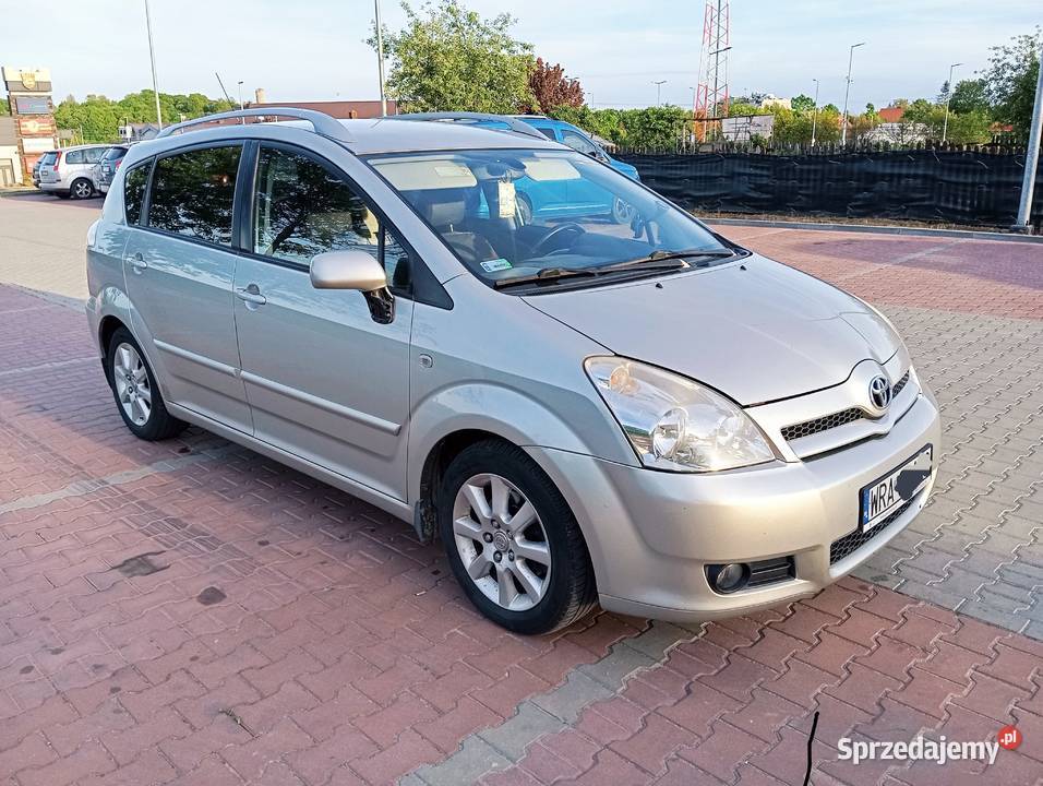 Toyota Corolla Verso II 2007r 18VVTILPG 7 miejsc nieuszkodzony Iłża