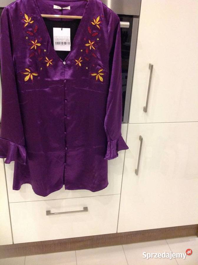 Mini Sukienka Satynowa Damska GLAMOUR ML Spódnice i sukienki Nowa Sól