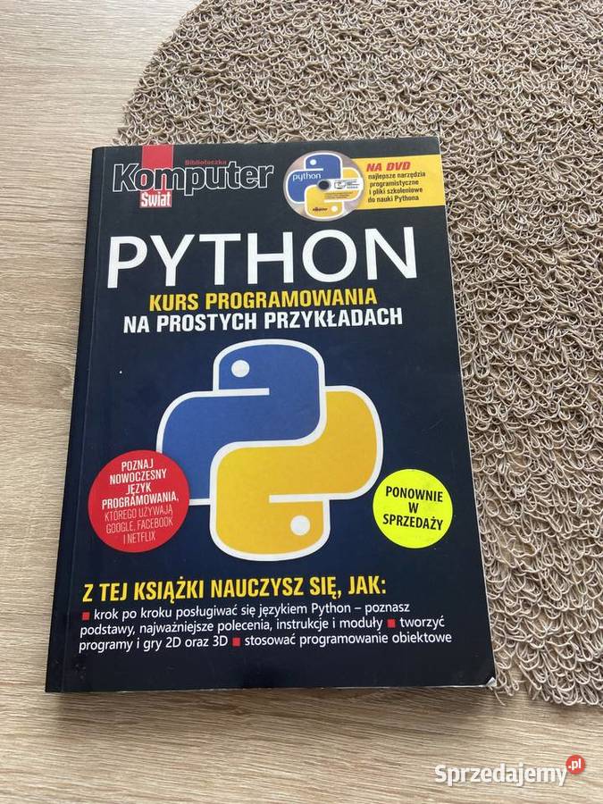 Python Kurs programowania na prostych Książki i Podręczniki Osięciny