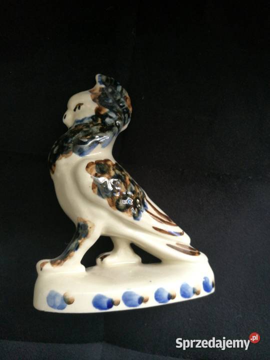 Figurka mirostowice ptak prl Porcelana i szkło Choszczno
