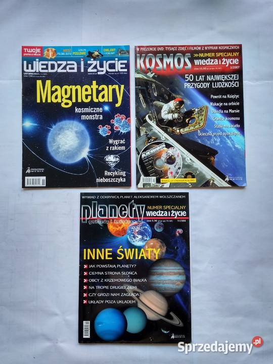 Kosmos Tajemnice Wszechświata zeszyty i DVD Gdynia