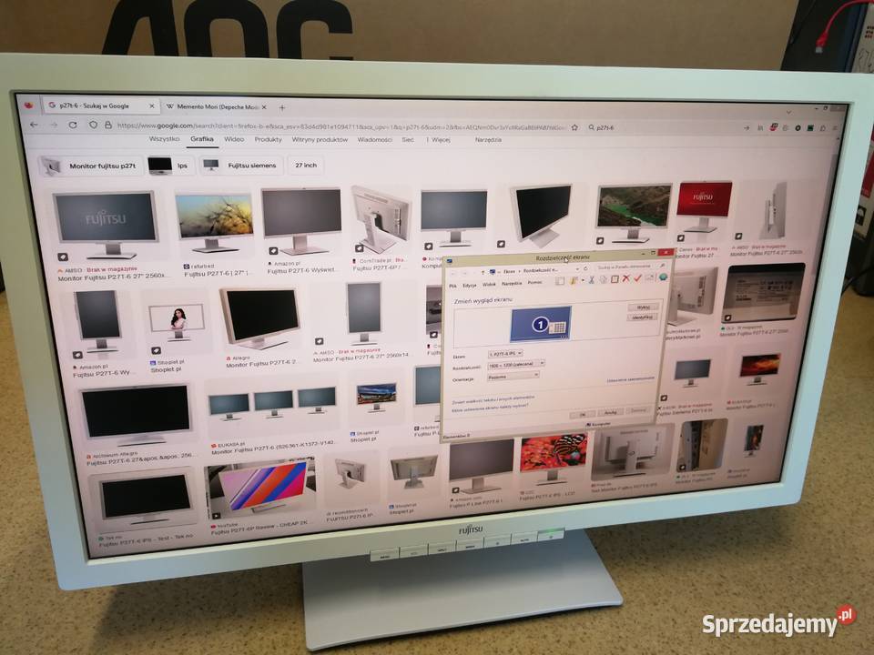 Monitor Fujitsu 27 hdmi 2k dp dvi usb gamingowy