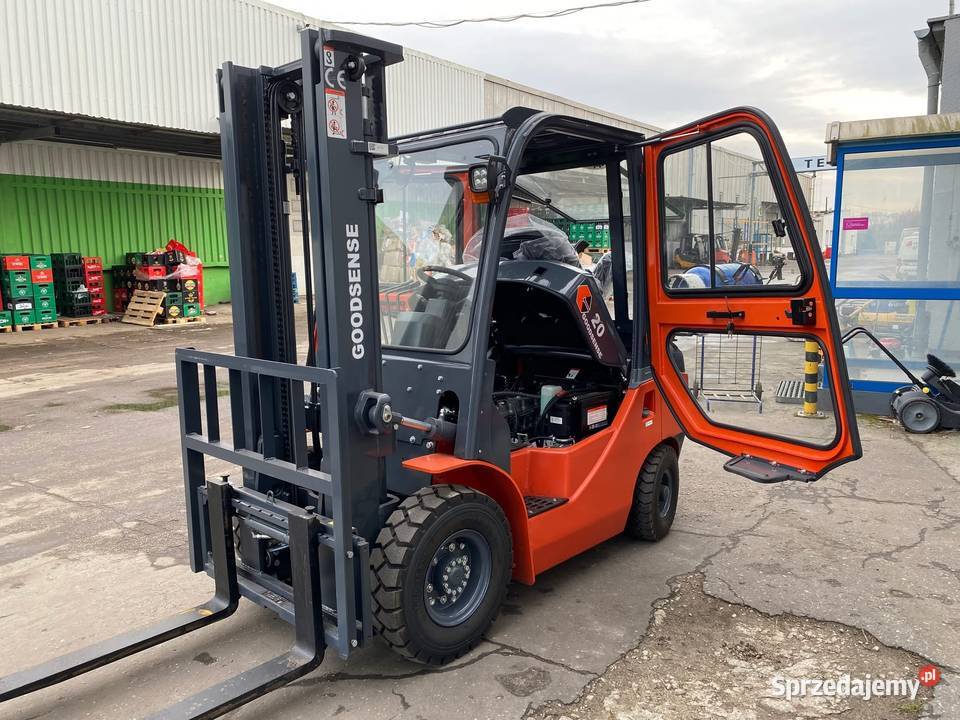 Nowy Wózek Widłowy 15 LPG Dostawa pod Dom regulowane widły Elbląg