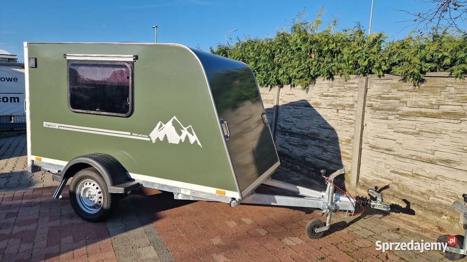 Microcamp minikempingowa przyczepa wyprawowa Leszno sprzedam