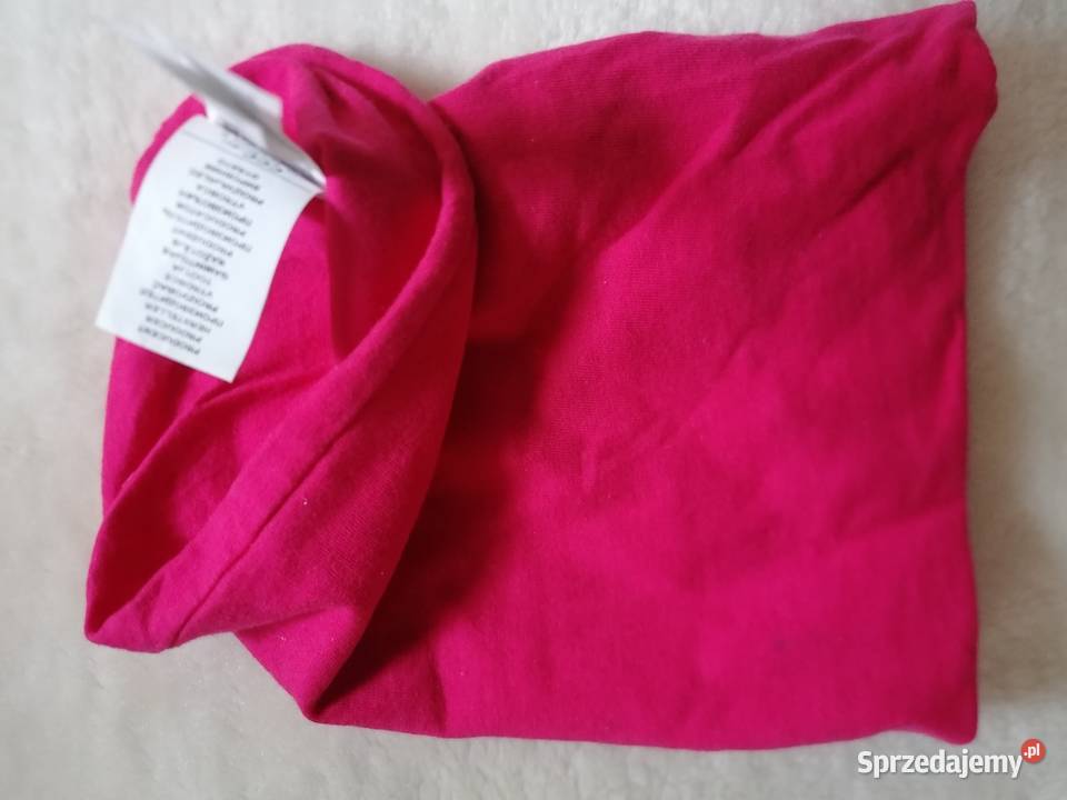 Komin otulacz na szyję dzieckaGładki malinowy Dla Dziecka łódzkie