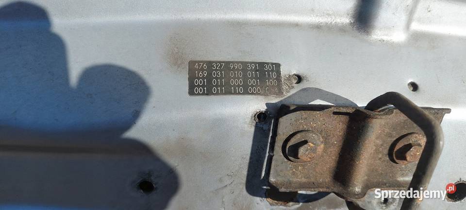 MASKA MERCEDES AKLASA W169 LAK 391 Międzychód sprzedam