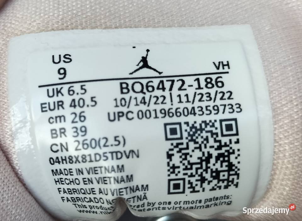 Buty Air Jordan 1 MID Strawberries Cream 405 Wałbrzych