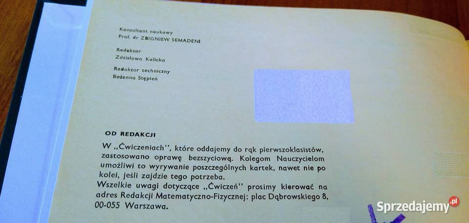 Ćwiczenia z matematyki klasy 1 szkoły skrypt, zeszyt ćwiczeń, zbiór zadań, testów pomorskie Gdańsk sprzedam