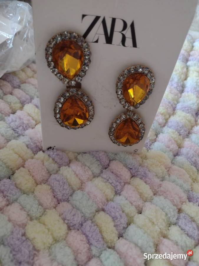 ZARA Duże kolczyki wieczorowe z Madrytu NOWE małopolskie Kraków