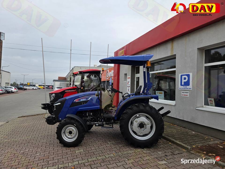 Ciągnik rolniczy 40 LOVOL M404 bez kabiny ROPS Rolnictwo