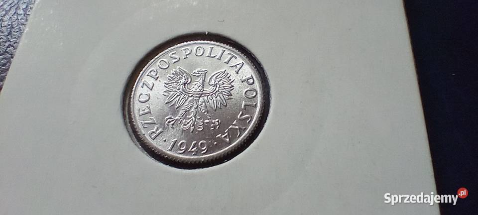 Stare monety 2 grosze 1949 skrętka i Destrukt Numizmatyka Lesko