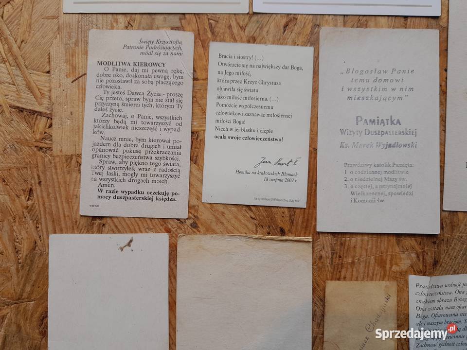 Stare obrazki święte kolędowe dewocjonalia