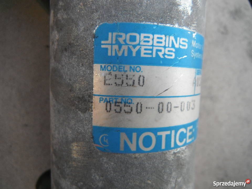 Servo motor E550 Robbins Myers GB 055000003 NOS Chlewiska