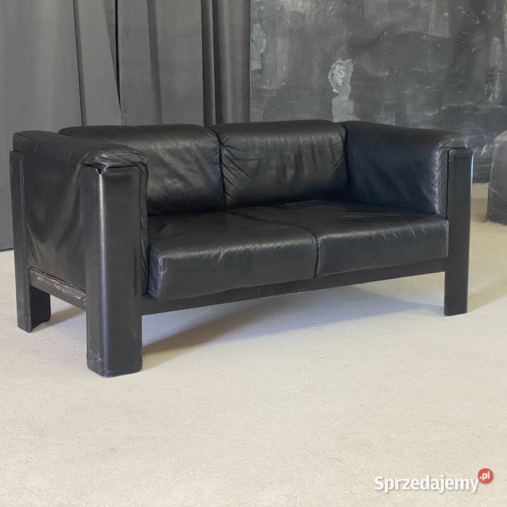 Sofa 2osobowa skóra naturalna metalowa rama zachodniopomorskie