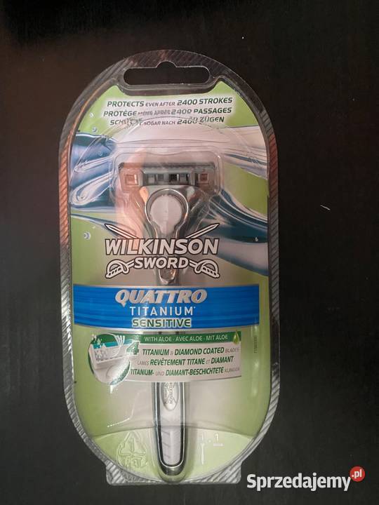 Maszynka do golenia WILKINSON QUATTRO Titanium łódzkie Łódź
