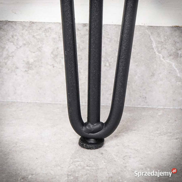 Noga HAIRPIN z pręta potrójna 40 CZARNA Chmielnik