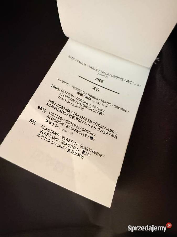 Tshirt OffWhite pasuje na S czarny Warszawa