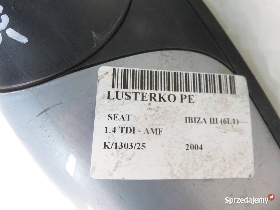 LUSTERKO PRAWE SEAT IBIZA III 6L1 COLOR LS5T osobowe Lusterka zewnętrzne