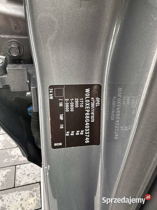 Opel Corsa 14 T Cosmo SS Rok produkcji 2016 Corsa Luszowice