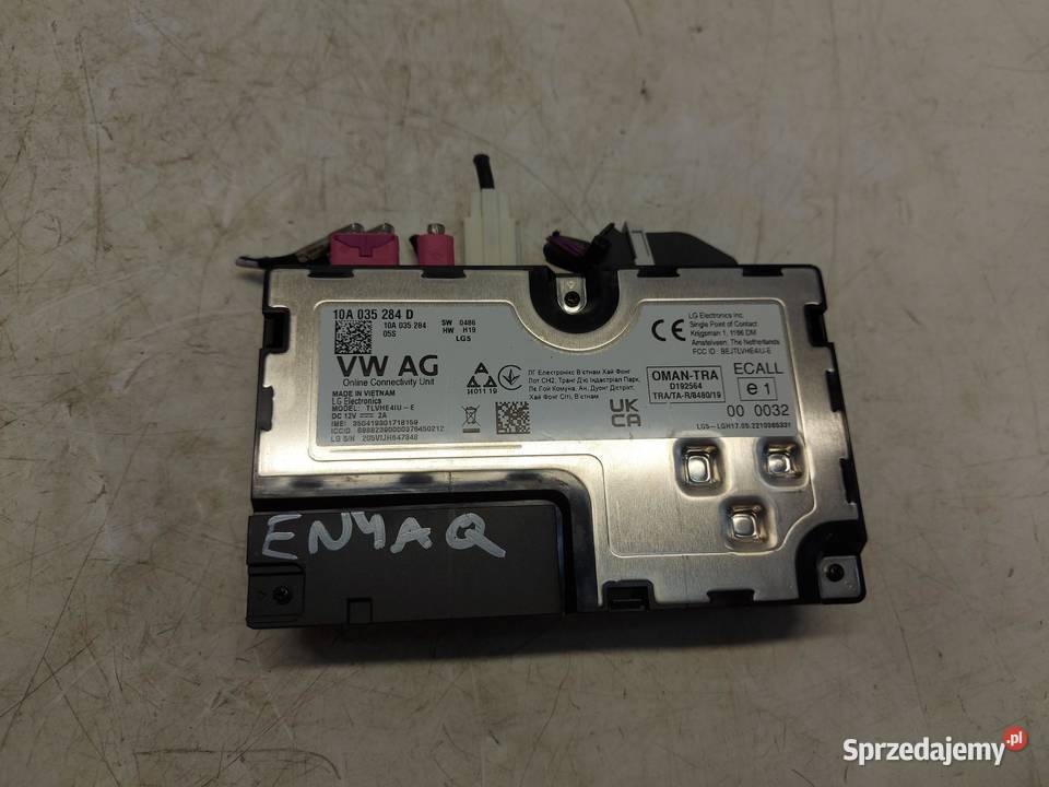 Skoda Enyaq 5LA iV60 MODUŁ STEROWNIK 10A035284D
