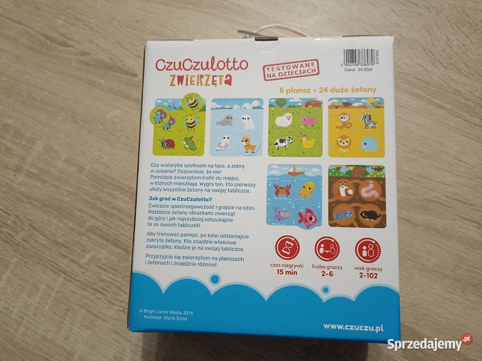 CzuCzulotto Zwierzęta CE  Edukacyjne