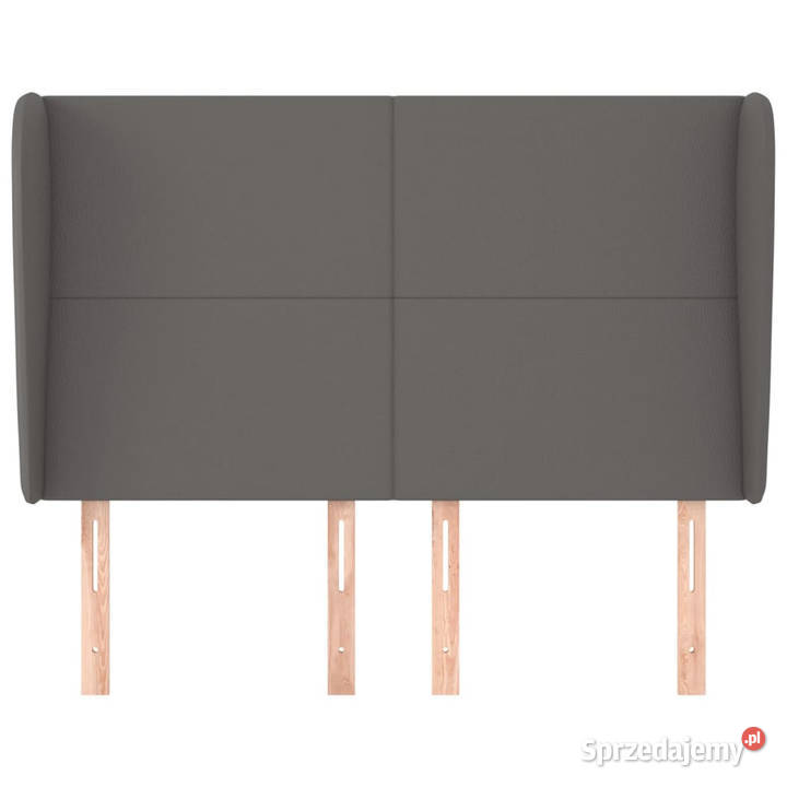 Zagłówek uszak szary 147x23x118128 sztuczna Łóżka i materace Warszawa sprzedam