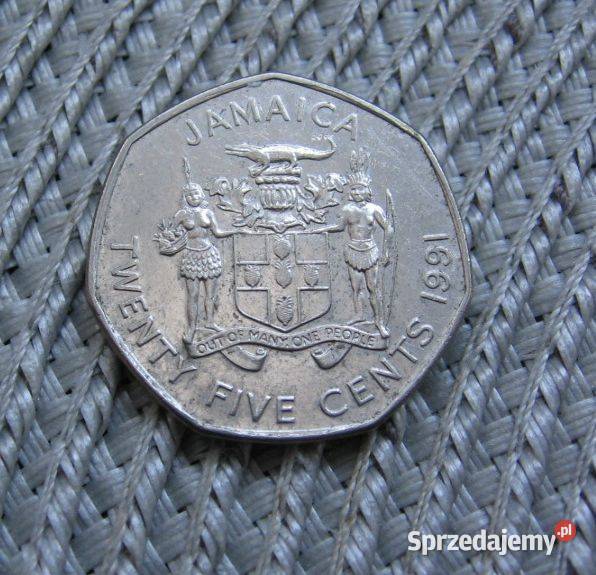 Jamajka 25 Centów 1991r Kalisz