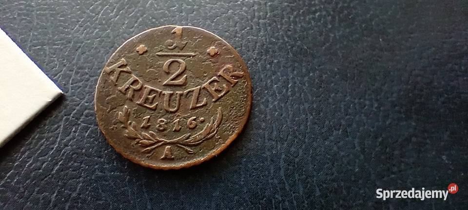 Stare monety 12 krajcar 1816 A Austria Kolekcje Lesko sprzedam