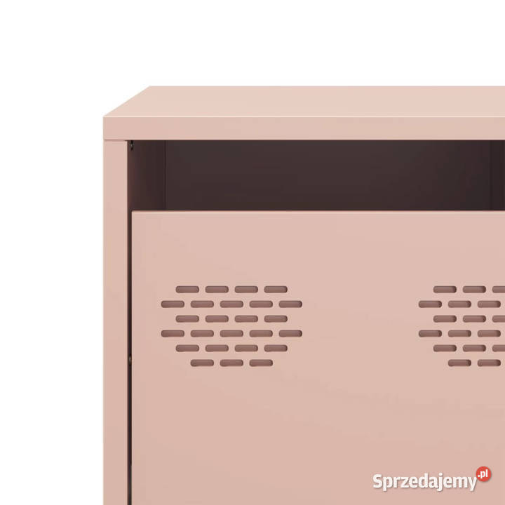 Szafka RTV różowa 68x39x435 stal walcowana na Meble mazowieckie Warszawa