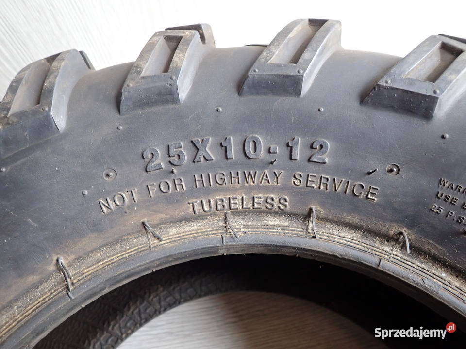 Dwie Opony ITP 25x1012 Grizzly Rinkon Polaris Elementy nadwozia Strzelce Krajeńskie