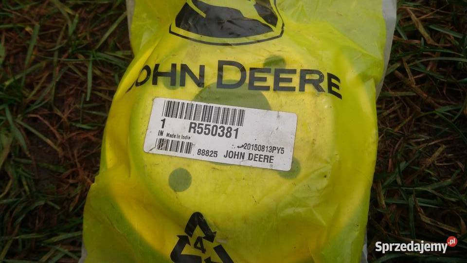 Koło pasowe podwójne R550381 oryginał John Deere nieuszkodzony Części zamienne Biała Podlaska