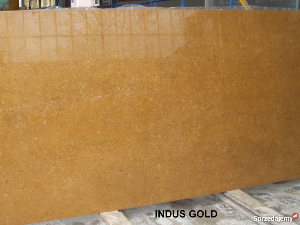 INDUS GOLD złoty marmur w płytkach 40x40x15 dolnośląskie Niemcza sprzedam