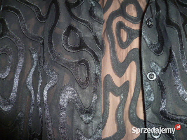 Bluzka czarna przezroczysta Moda i Styl Kraków