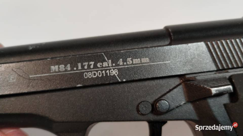 Pistolet na kulki stalowe CO2 replika Beretta Warszawa